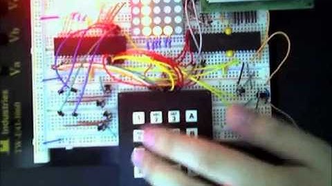 UCR EE/CS 120B Spring 2012 Final Project Video, Quach (with Chan), Whack-A-Mole