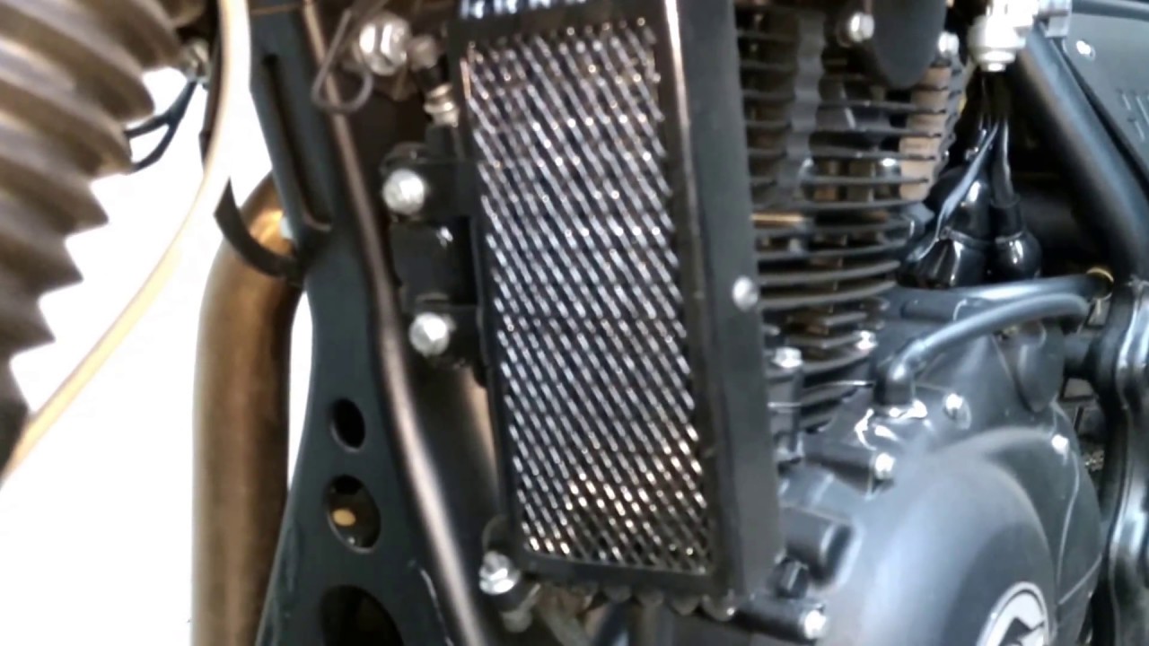 Royal Enfield Himalayan With New Oil Cooler Protector Youtube