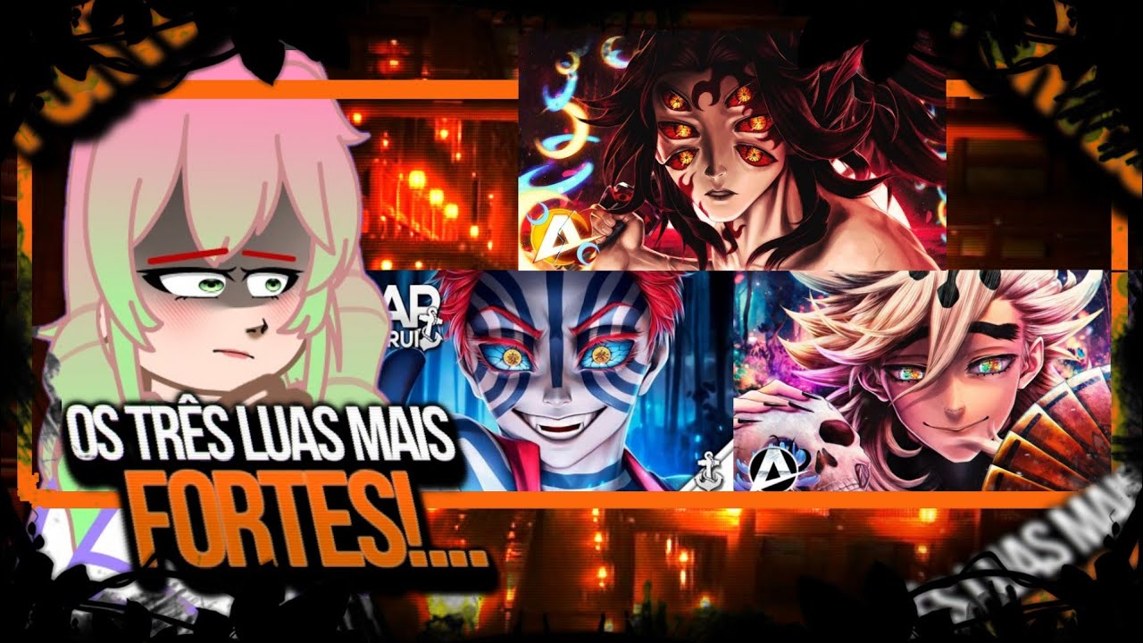 🥊❄️🌑 3 em 1 - Hashiras 𝙍𝙚𝙖𝙜𝙞𝙣𝙙𝙤 Aos Raps Do Akaza, Douma e Kokushibo - Daarui & Anirap 🥊❄️🌑