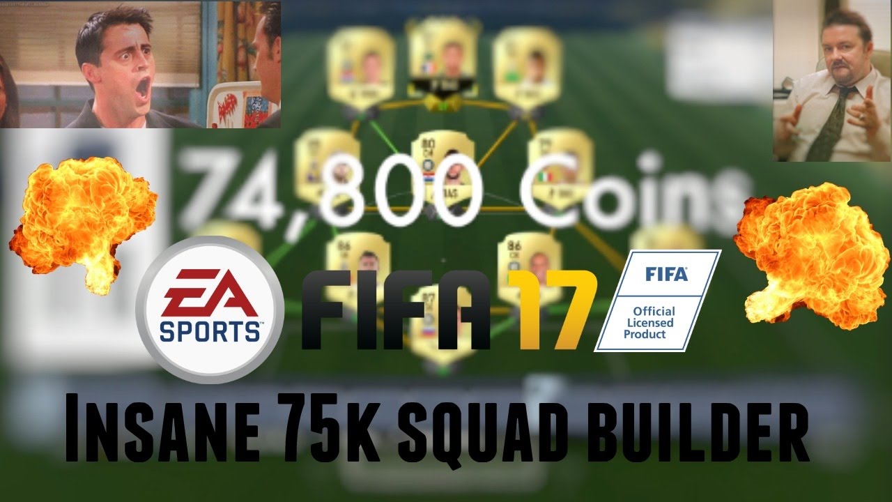 INSANE OP 75K FIFA 17 SQUAD BUILDER