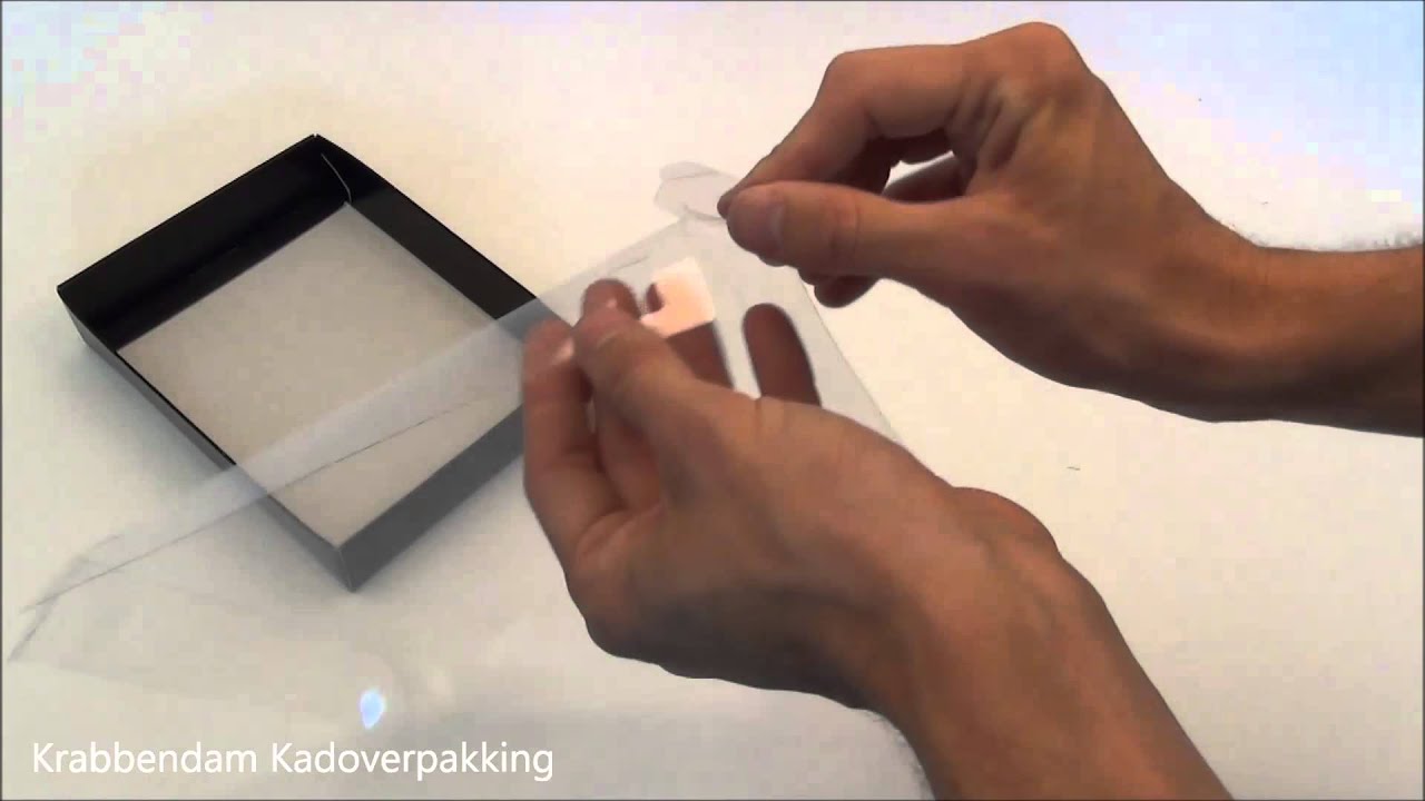 Geschenkdoos Met Venster 400 gram, Krabbendam Kadoverpakking