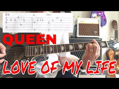 Queen - Love Of My Life - Guitar Play Along (Guitar Tab)