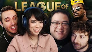 Emiru plays League with Scarra, Atrioc, Sanchovies and Lacari