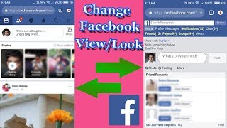 How to Change Facebook View Regular and Basic Mode | Facebook Apps Look in Browser screenshot 5
