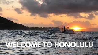 What an incredible feat by antonio de la rosa, it's amazing willpower
can accomplish. this morning i paddled out from kaimana beach at 5 am
into the dar...