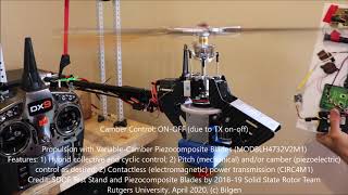 Hybrid Propulsion with Variable-Camber Piezocomposite Blades
