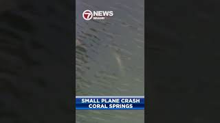 BSFR: Small plane crashes behind Coral Springs home; divers find no one in water