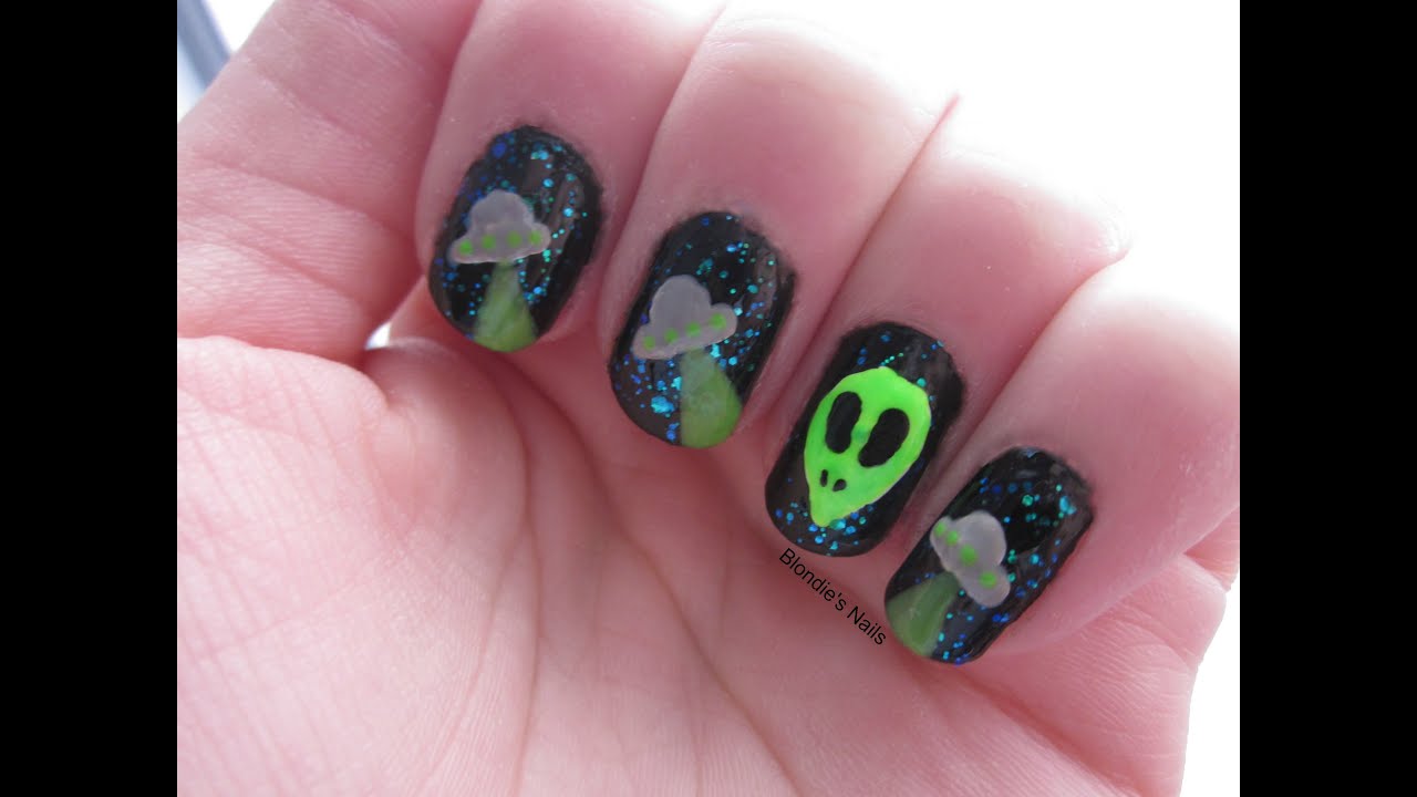 Alien Nail Art Ideas - wide 2