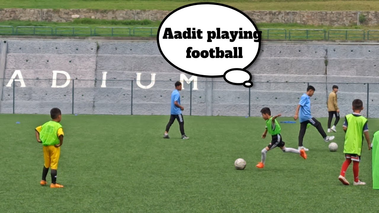 aaj Aadit ne stadium meh football khela ️// SK01 ANIL YouTube
