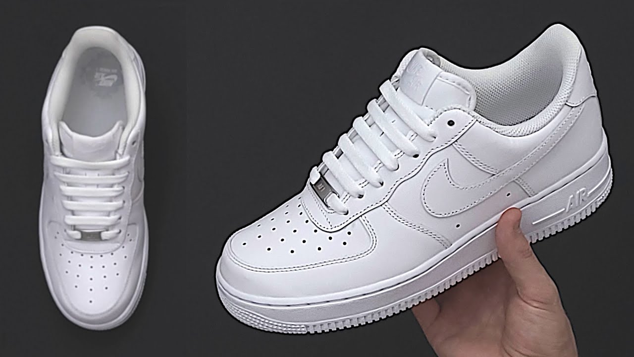 nike air force 1 lace styles