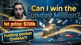 Sunday Million deep run with $138,000 up top! (Online Poker Tournament Highlights) screenshot 5