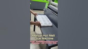 PE Cardboard Manual Hot Melt Glue Machine | Hot Melt Glue Machines | Hot Melt Glue Bonding machine