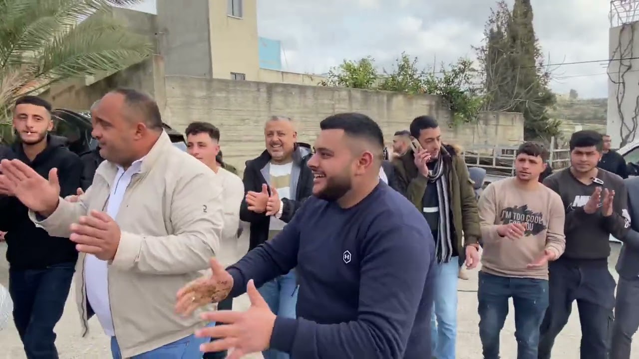 اكرم البوريني وصهيب الجماعيني زفة محمد اقطش بيتا فلسطين