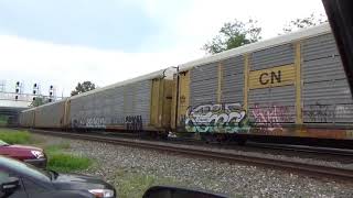 #6836 CSX Q276-16 Loaded Autorack/Mix Freight train