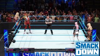 WWE 2k20 Liv Morgan & Alexa Bliss vs Lacey Evans & Charlotte Flair