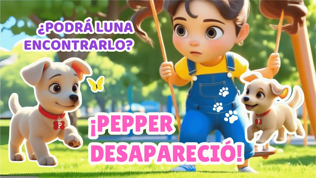 🐶🐾 ¿Dónde está Pepper? | Una canción infantil sobre la amistad y la aventura
