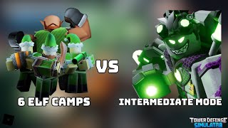 6 Elf Camps Vs Intermediate Mode! (TDS)