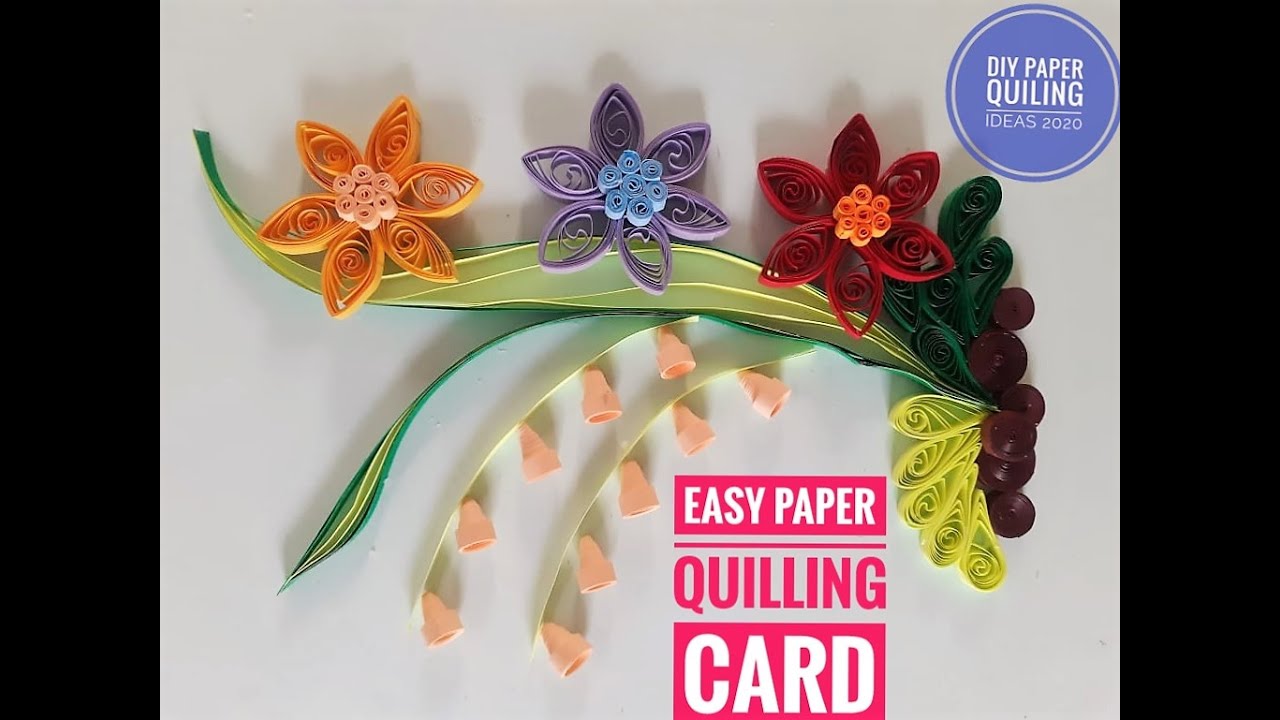 Paper Quilling art / Easy DIY Paper Quilling for kids 2020/ Art Arena