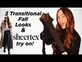 3 Fall Looks and How to Transition them for Colder Weather + SheerTex Try on!
