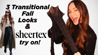 3 Fall Looks and How to Transition them for Colder Weather + SheerTex Try on!