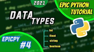 (Hindi) Data Types in Python for Beginners 2021 | #4 Epic Python Tutorials  #EPICPY  @CONQUER WORLD