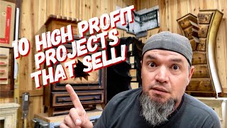 10 More Woodworking Projects That Sell - Low Cost High Profit - Make Money Woodworking (Episode 6)