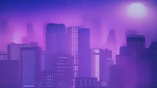 Synthwave City Animation Loop 2 - Creative Commons