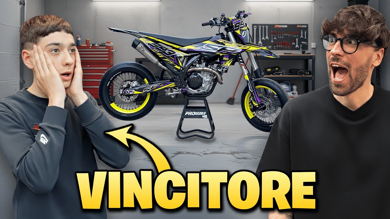 Ha VINTO una moto da 25.000€ - REAZIONE inaspettata