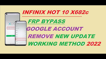 Infinix Hot 10 (X682C) Frp Bypass Reset Google Account Lock Android 10 Q | Infinix Hot 10 Frp Bypass