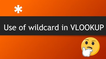 How to use Vlookup wildcard search in excel