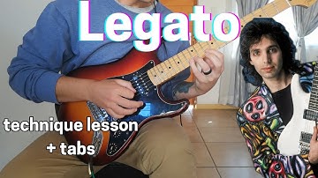 Learn to play FAST legato in 8 minutes! | Simple shred guitar lesson with tabs