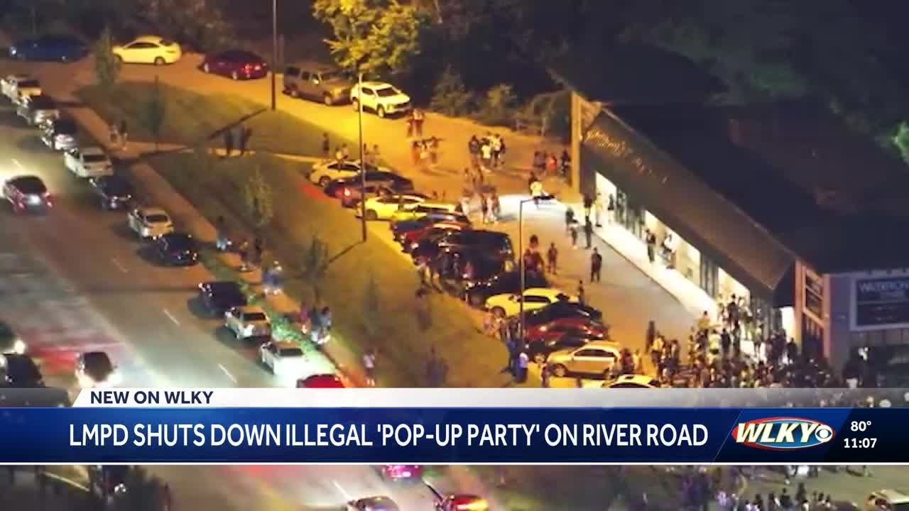 LMPD shuts down illegal 'pop-up party' on River Road