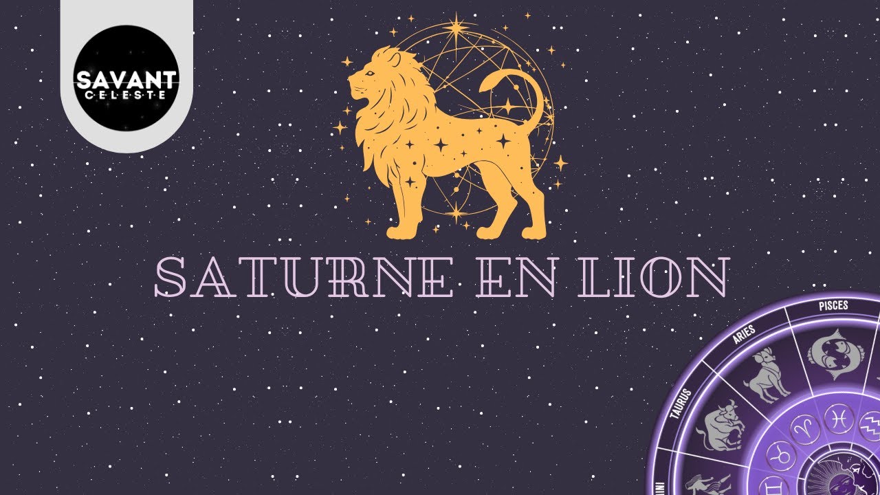Saturne en lion - le tyran