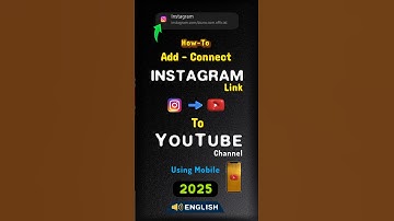 Link Instagram to YouTube: How to Add IG Account URL to YT Channel About Section using Mobile Phone