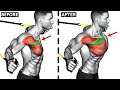 BEST 10 EXERCISES &quot;UPPER CHEST&quot; Workout 🔥