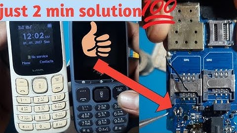 Lava A1 no service problem solution in just 2 min all keypad & china model solution