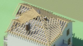 Проект коттеджа с нуля. Часть 23. Стропильная система. Продолжение 1 screenshot 5