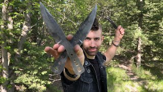 How to forge throwing knives