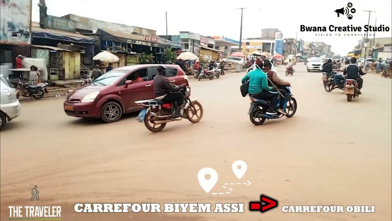 Immersion à Yaoundé : Exploration de Carrefour Biyem Assi à Emia (Cameroun)