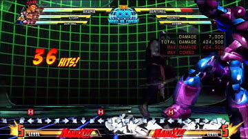 MvC3 / Akuma Infinite Demonstration w/ Input Display