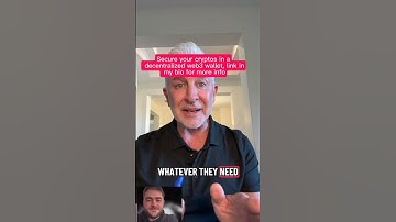 Secure your cryptos in a decentralized web3 wallet, link in my bio for more info #XRP #crypto #web3