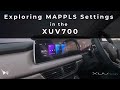 Xuv700  exploring mappls settings