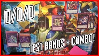 Yu-Gi-Oh D/D/D Test Hands + Combo! (April 2018)