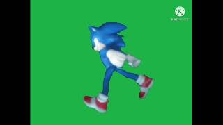Movie Sonic Run Cycle Stopmotion Greenscreen