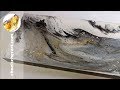 🐚Acrylic Pour Demonstration Tutorial Fluid Art How to - Oyster (SOLD)