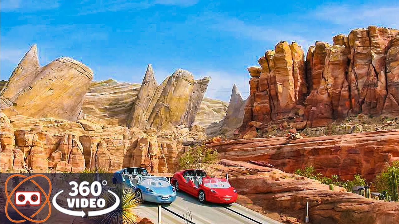 [360] Disney California Adventure Radiator Springs Racers | Cars Ride 2021