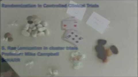 Mike Campbell Randomization in cluster trials