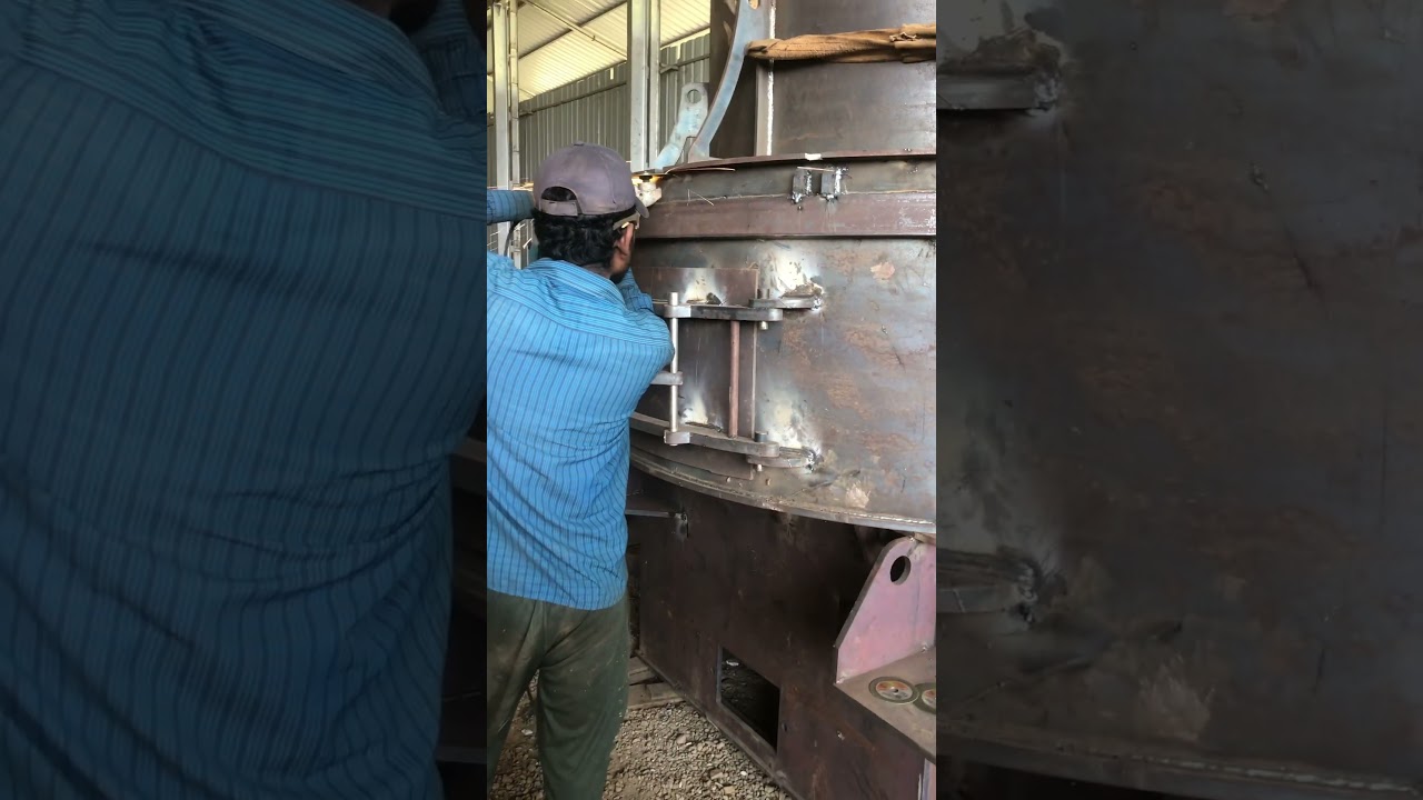 Vertical shaft impactor finishing work