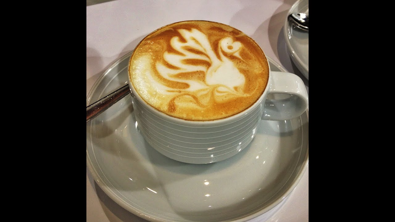 Latte Art Swan YouTube