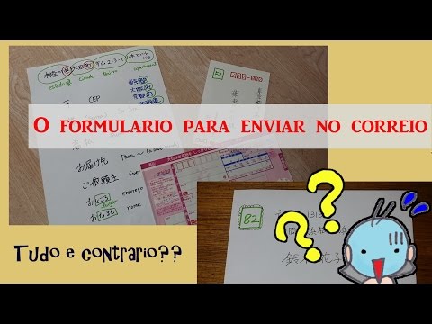 Vídeo: Como Enviar Uma Carta Para O Japão